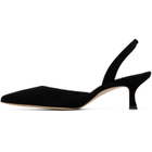 Manolo Blahnik Black Carolyne Heels