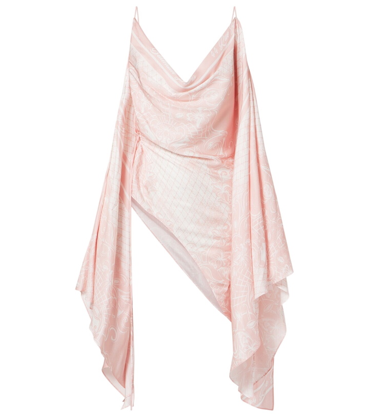 Photo: Balmain Printed asymmetric top