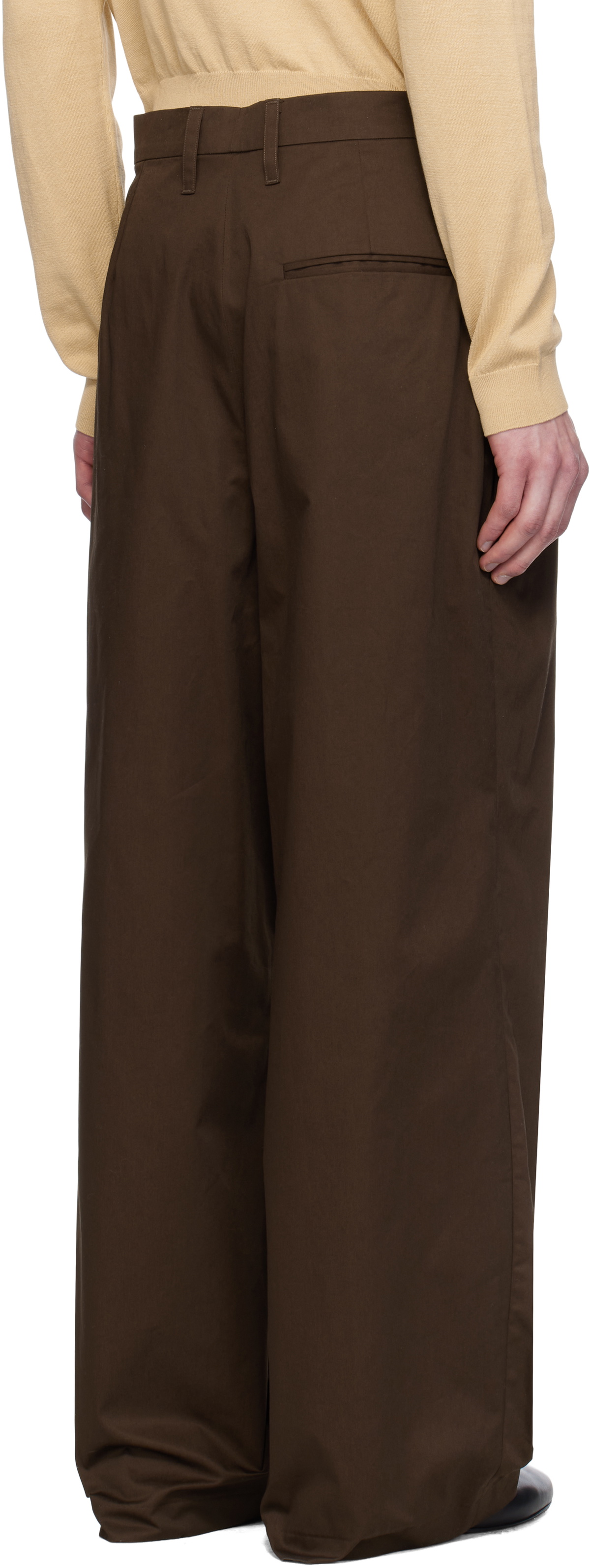 Camiel Fortgens Brown Suit Trousers