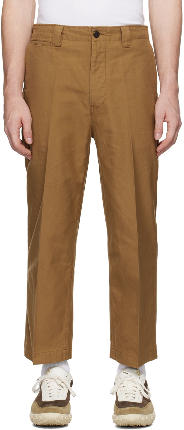 visvim Brown Leaguers Chino Trousers Visvim