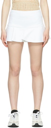 RED Valentino White Cotton Shorts