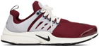 Nike Red & White Air Presto Sneakers