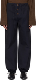 Aviva Jifei Xue Black Drawstring Lounge Pants