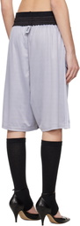 Prototypes Gray Insideout Football Shorts