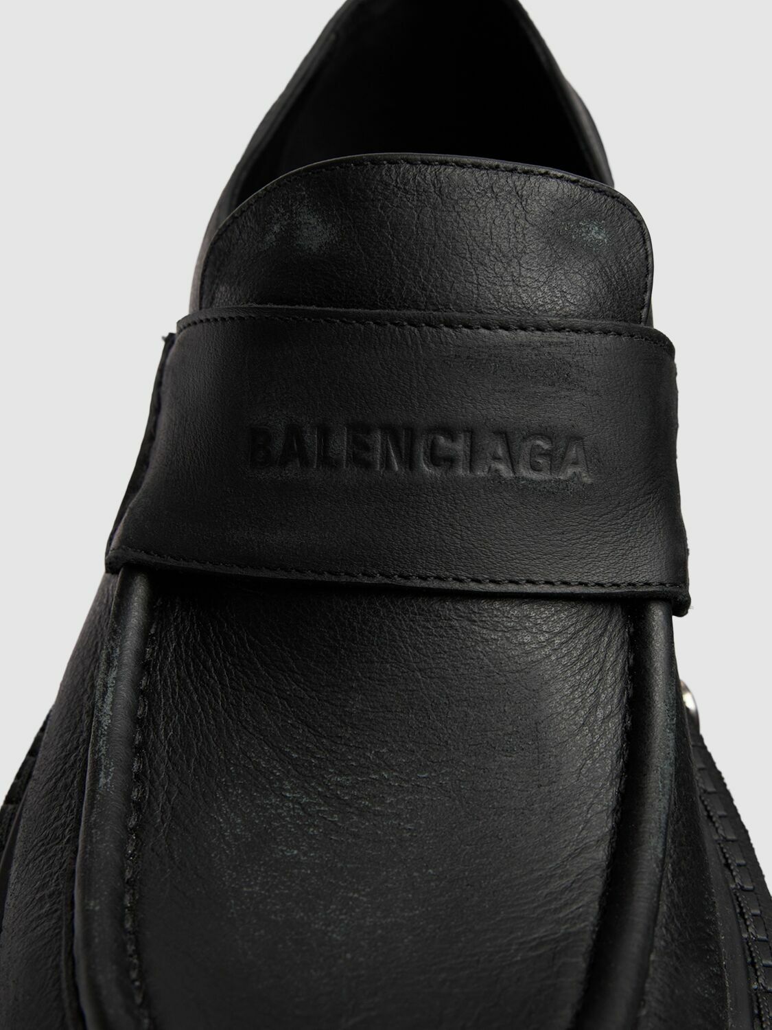 BALENCIAGA Tractor Leather Loafers Balenciaga