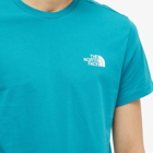 The North Face Men's Simple Dome T-Shirt in Harbor Blue