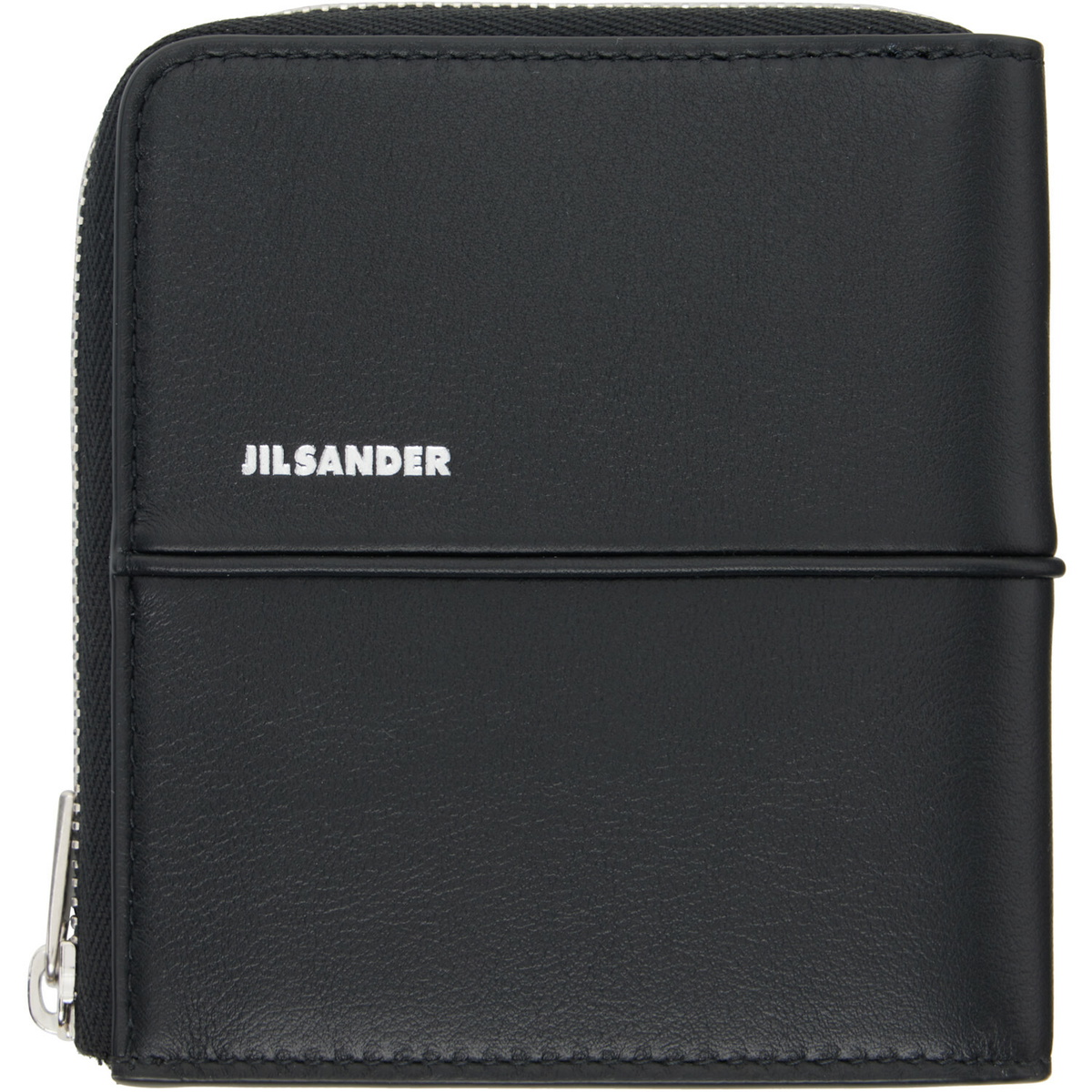 Jil Sander Black Linea Card Holder