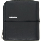 Jil Sander Black Linea Card Holder