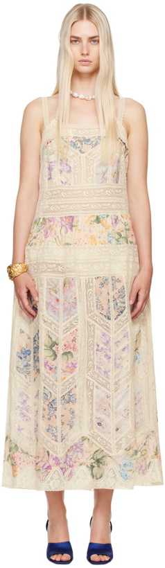 Photo: ZIMMERMANN Multicolor Halliday Slip Dress