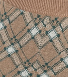 Miu Miu High-rise checked wool tights