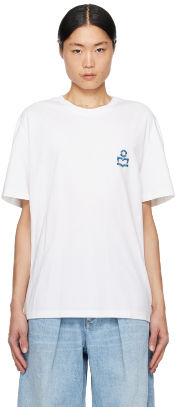 Photo: Isabel Marant White Hugo T-Shirt