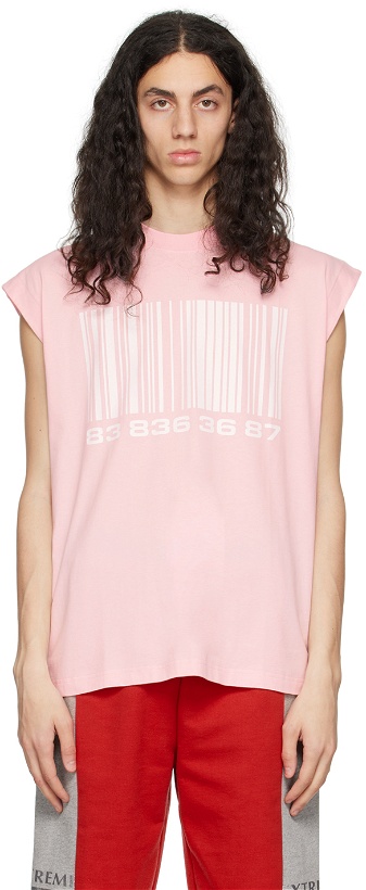 Photo: VTMNTS Pink Barcode T-Shirt