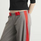 Gimaguas Women's Emmanuelle Trousers in Grey/Red