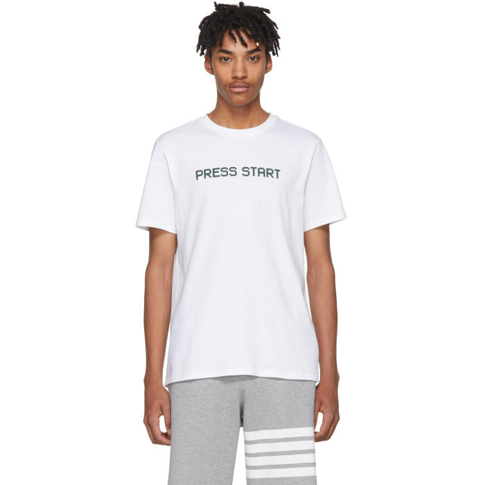 Photo: A.P.C. White Press Start T-Shirt 