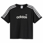 Adidas Women's Mesh T-Shirt in Black/White