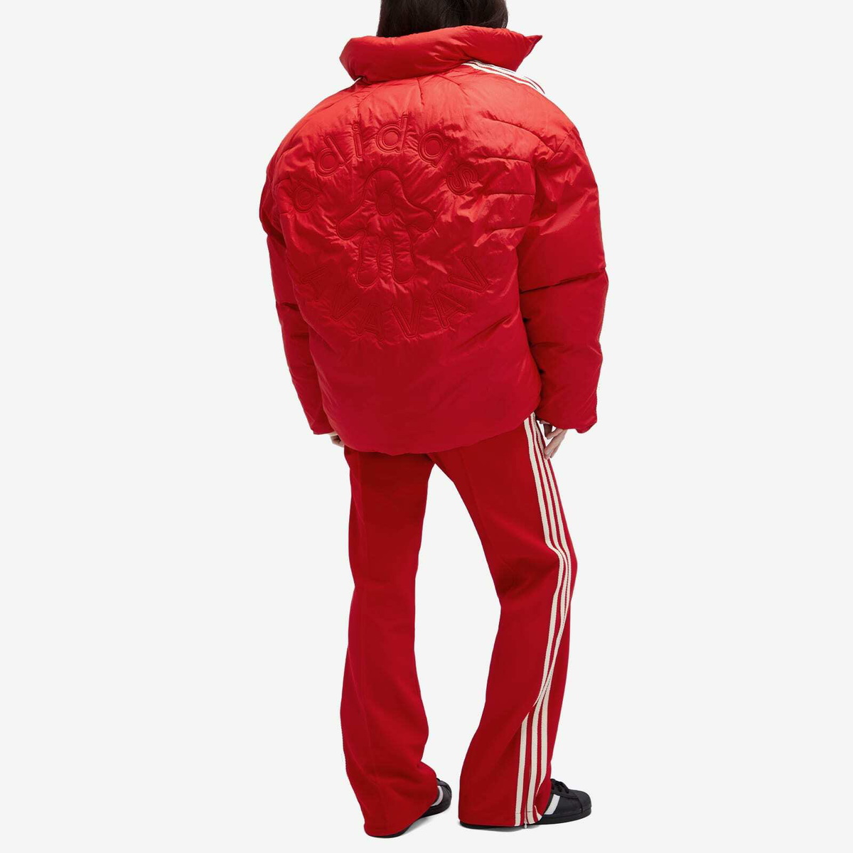 Adidas Women's by Avavav Puffer Jacket in Better Scarlet adidas