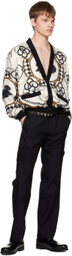 Stefan Cooke White Printed Cardigan