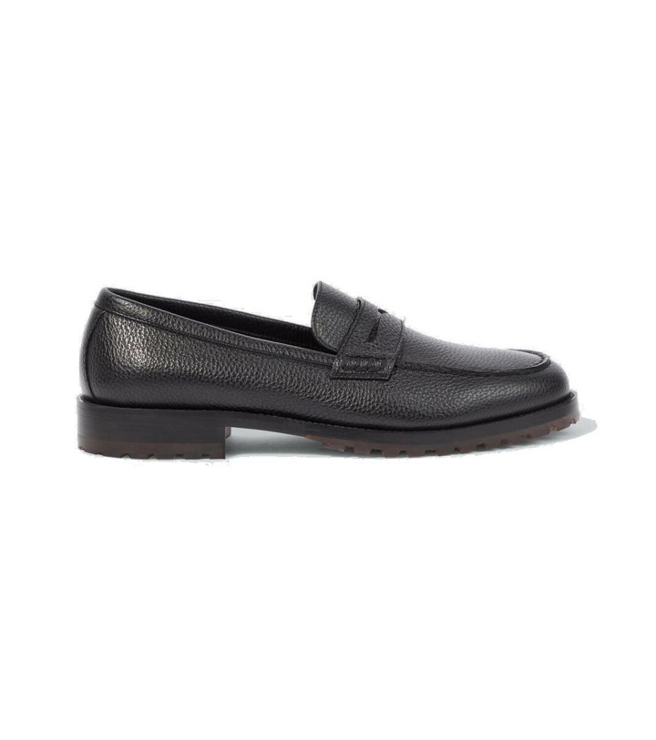 Photo: Manolo Blahnik Randy leather penny loafers