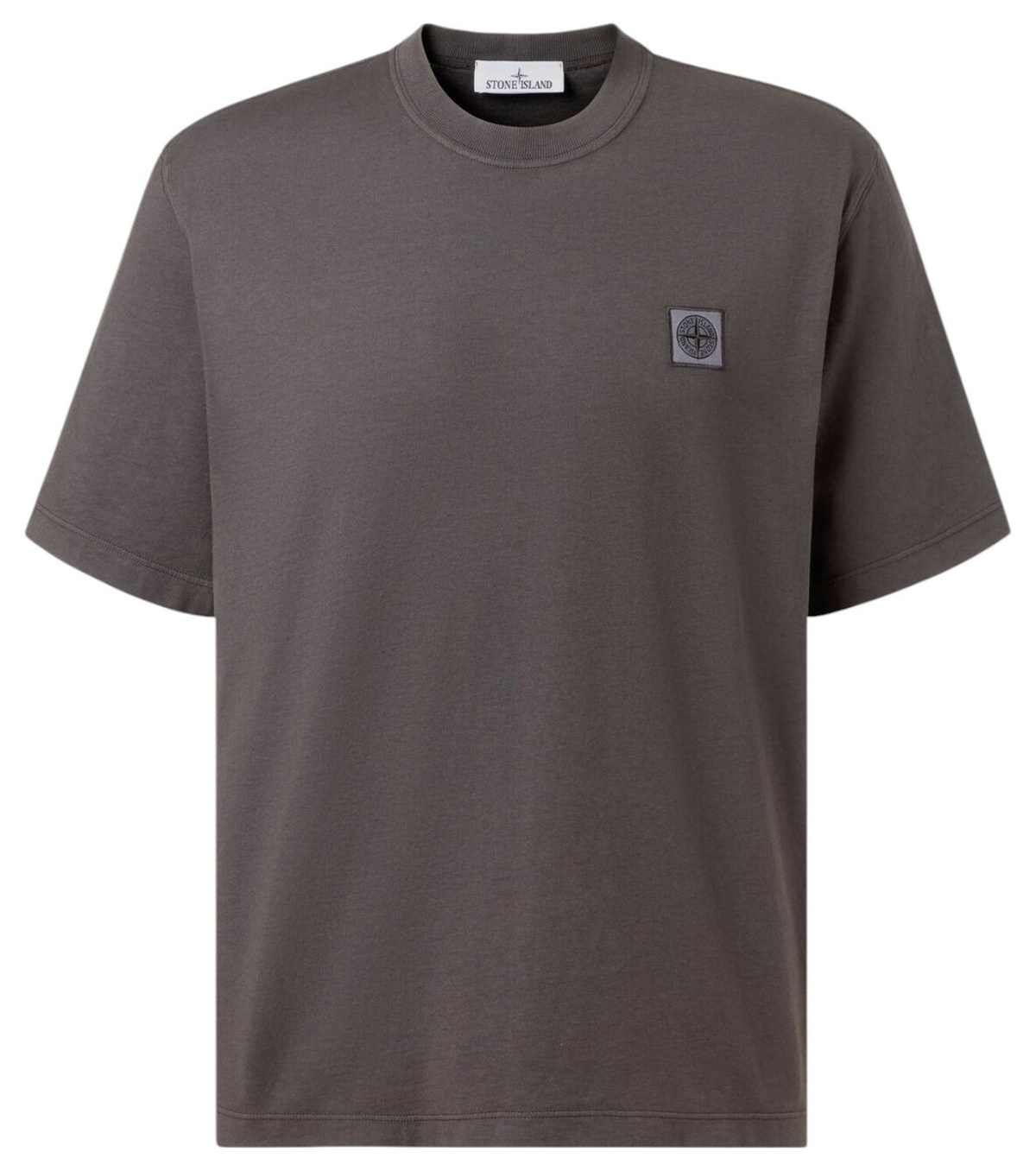 【STONE 】 Compass cotton jersey T-shirt Compass cotton jersey T-shirt in grey - Stone Island | Mytheresa