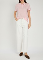 Canada Goose Almira Logo-appliqued Piqué Cotton Polo Shirt Pink