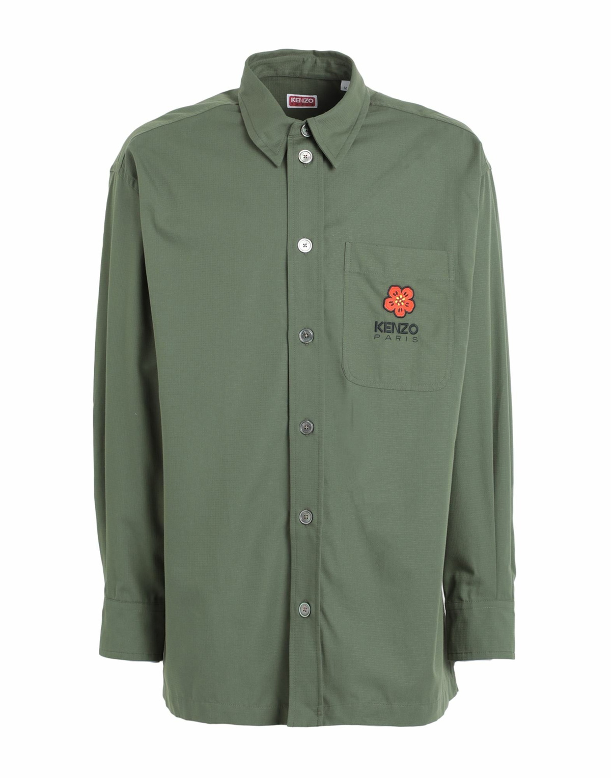 Kenzo Mens Shirt Military in Green