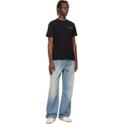 Moncler Black Embroidered Logo Cotton T-shirt