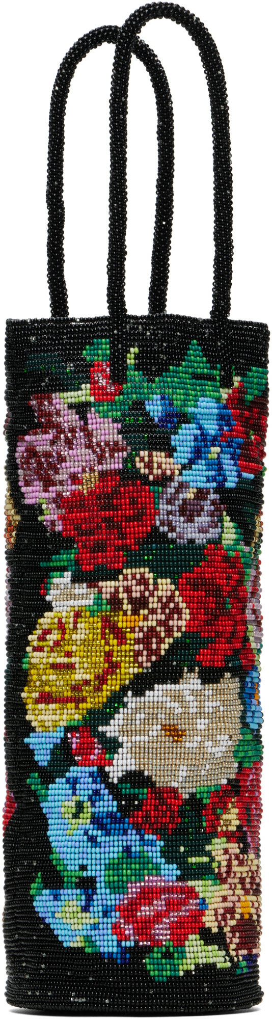 Cordera Black Handmade Beaded Bag