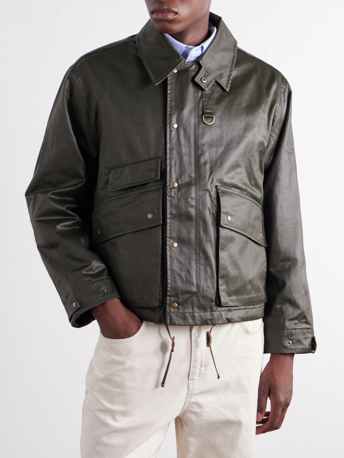 FrizmWORKS - Waxed-Cotton Jacket - Brown