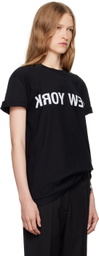 Helmut Lang Black New York Seatbelt T-shirt