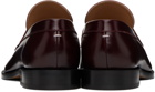 Maison Margiela Burgundy Tabi Loafers