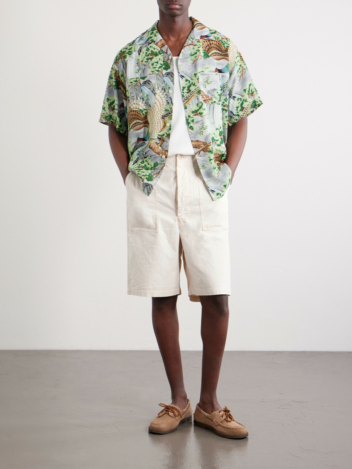 OrSlow - Summer Fatigue Straight-Leg Cotton Shorts - Neutrals