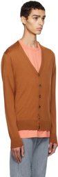 Gabriela Hearst Brown Y-Neck Cardigan