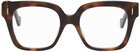 LOEWE Brown Anagram Glasses
