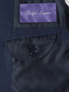 Ralph Lauren Purple label - Kent Slim-Fit Herringbone Wool, Silk and Cashmere-Blend Suit Jacket - Blue