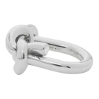 Bottega Veneta Silver Knot Ring