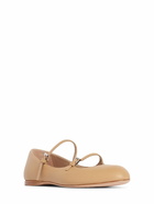 MAX MARA 5mm Circus Leather Ballerinas