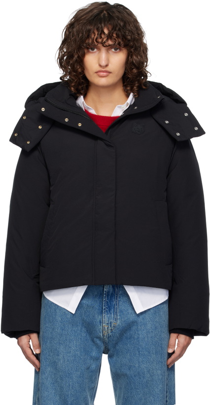 Photo: Maison Kitsuné Black Puffer Down Jacket