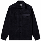 Oliver Spencer Men's Killard Cord Overshirt Jacket in Navy