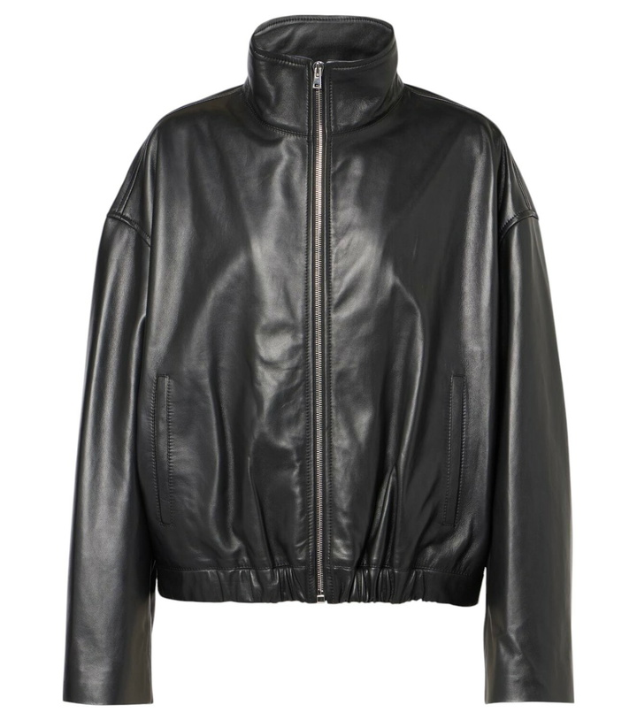 Photo: Yves Salomon Leather jacket