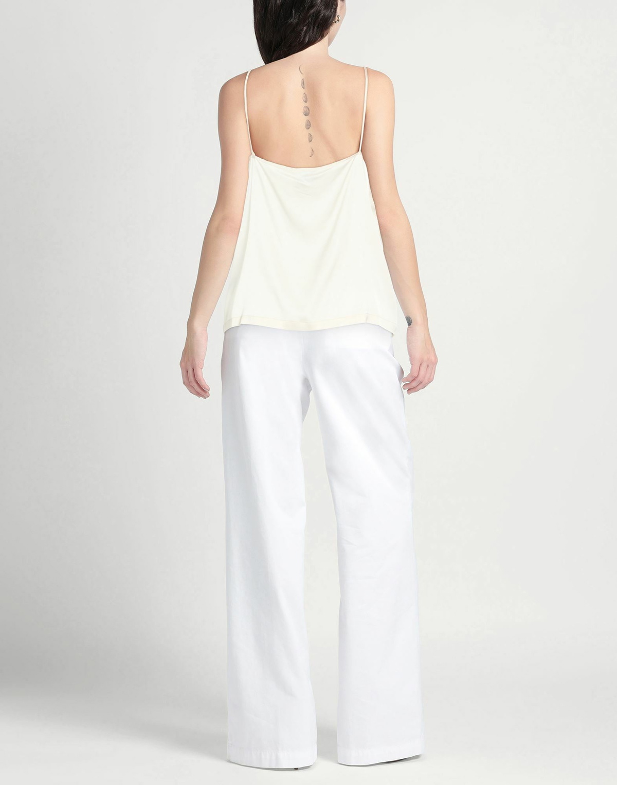 Alessia Santi Womens Top Ivory
