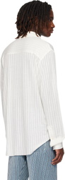 Edward Cuming Off-White Kitchen Curtain Shirt