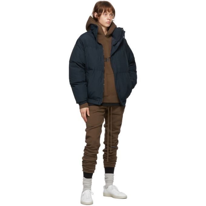 Essentials SSENSE Exclusive Brown Logo Hoodie Essentials