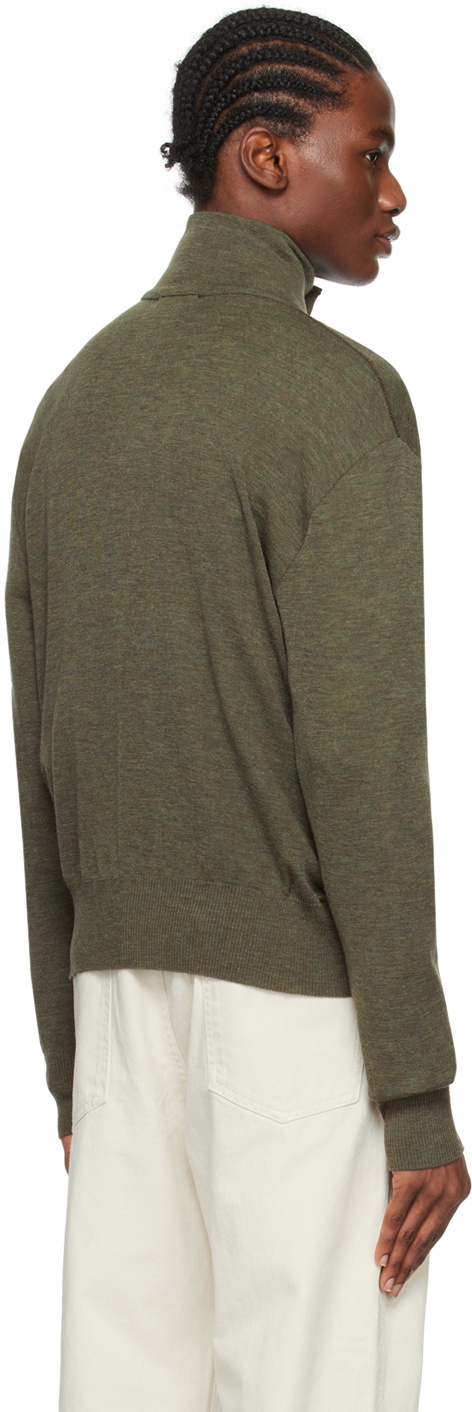 トップス Lemaire convertible collar cardigan M LEMAIRE Black Convertible Collar Cardigan Lemaire