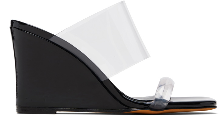 Photo: Maryam Nassir Zadeh Black Olympia Wedge Heeled Sandals