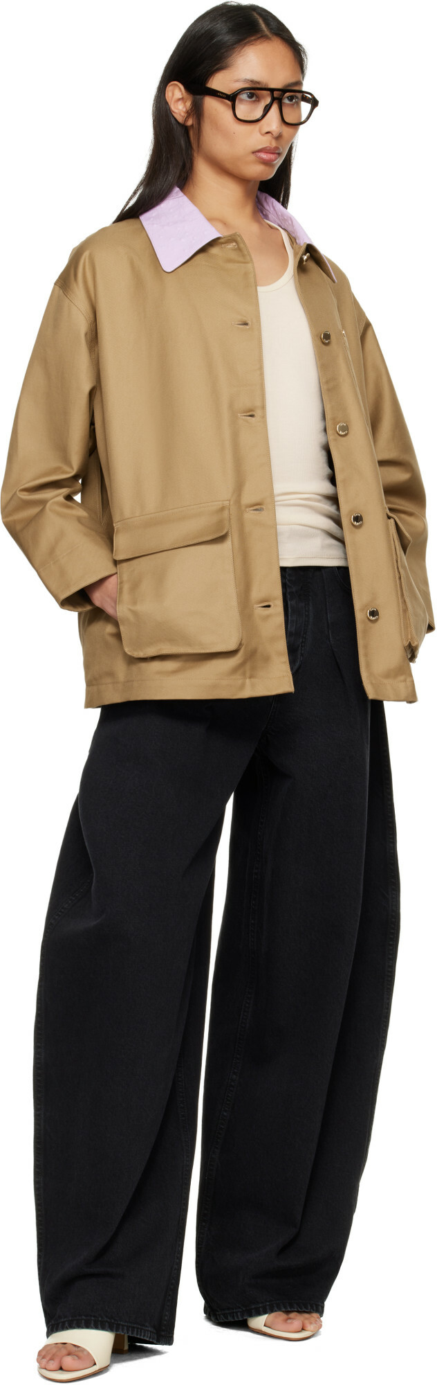 Casablanca Beige Pocket Jacket