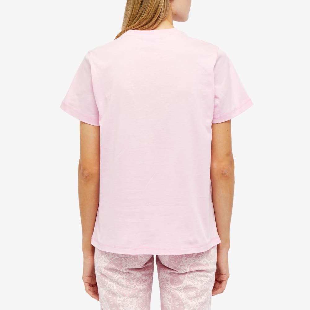 GANNI Women's Basic Jersey Smiley Relaxed T-Shirt in Lilac