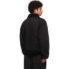 Haider Ackermann Reversible Black Shearling Jacket