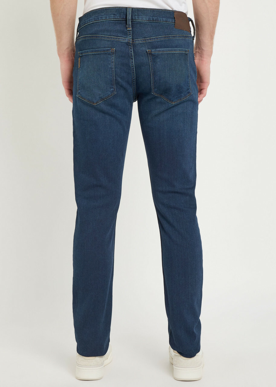 Paige Lennox Slim-leg Denim Jeans Mid Blu
