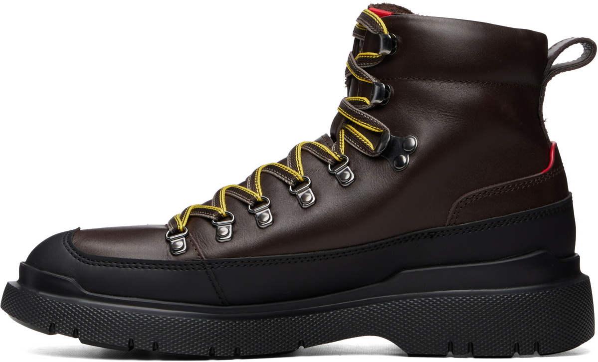 Hugo Brown Hiking-Style Leather Boots