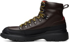 Hugo Brown Hiking-Style Leather Boots
